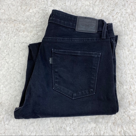 Levi's Denim - Levi’s Mid Rise Skinny 10 Black Jeans Denim